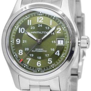 Hamilton Herrklocka H70455160 Khaki Field Grön/Stål Ø38 mm