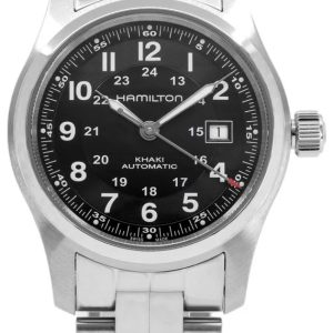 Hamilton Herrklocka H70515137 Khaki Field Svart/Stål Ø42 mm