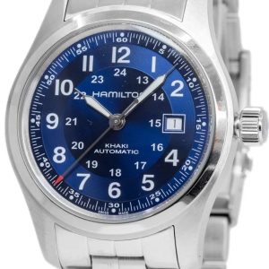 Hamilton Herrklocka H70605140 Khaki Field Blå/Stål Ø42 mm