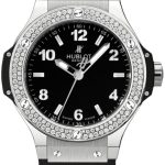 hublot 361.sx.1270.rx.1104 big bang 38 mm svart/gummi ø38 mm