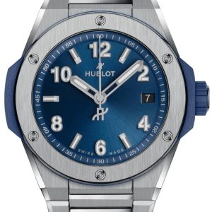 Hublot 457.NX.7170.NX Big Bang 38mm Intergrated Time Only Blå/Titan