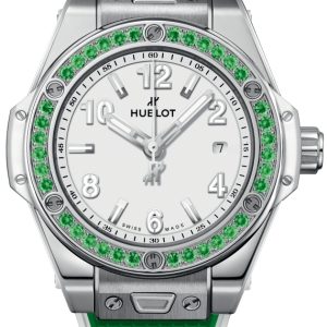 Hublot Damklocka 485.SG.2210.RX.1222 Big Bang 33mm Vit/Gummi Ø33 mm