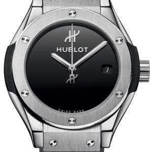 Hublot Damklocka 591.NX.1270.RX.MDM Classic Fusion Svart/Gummi Ø29 mm