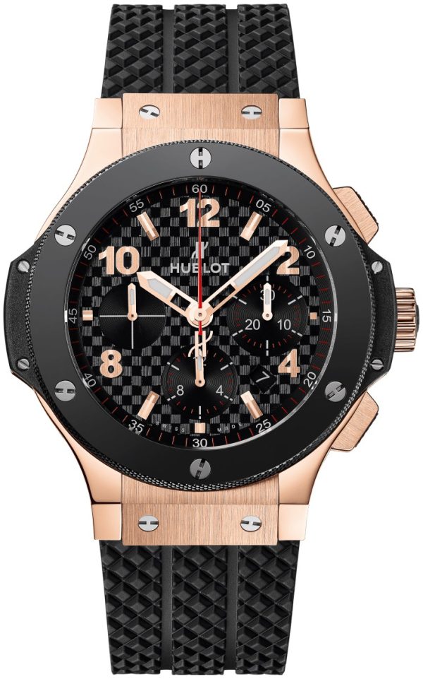hublot herrklocka 301.pb.131.rx big bang evolution svart/gummi ø44.5