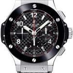 hublot herrklocka 301.sb.131.rx big bang evolution svart/gummi ø44.5