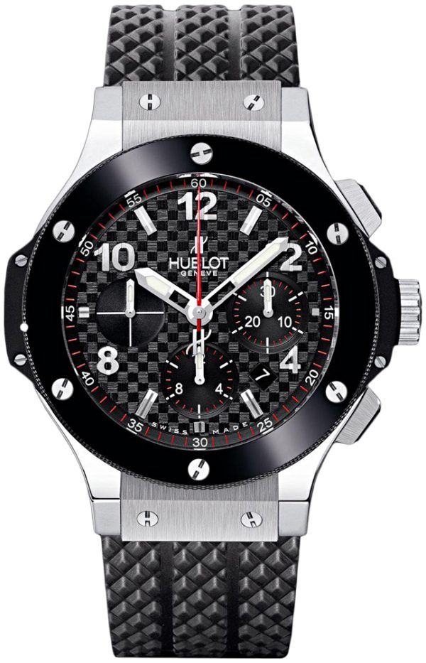 hublot herrklocka 301.sb.131.rx big bang evolution svart/gummi ø44.5