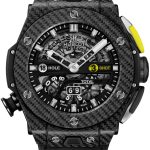 hublot herrklocka 416.yt.1120.vr big bang 45mm svart/läder ø45 mm