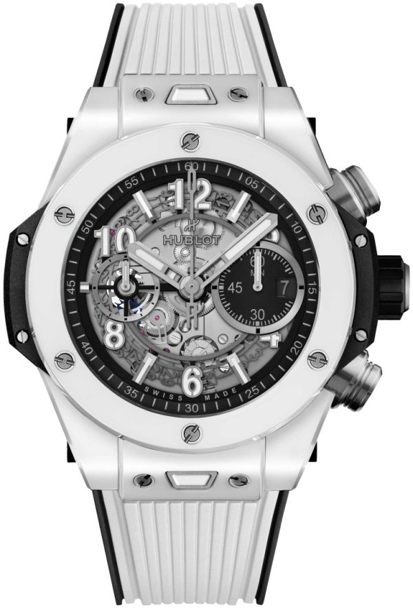 hublot herrklocka 421.hx.1170.rx big bang 44mm svart/gummi ø44 mm