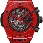 hublot herrklocka 441.cf.8513.rx big bang 42mm röd/gummi ø42 mm