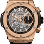 hublot herrklocka 441.ox.1181.rx big bang 42mm svart/gummi ø42 mm