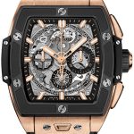 hublot herrklocka 642.om.0180.rx big bang 42mm svart/gummi
