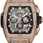 hublot herrklocka 642.ox.0180.rx.1704 big bang 42mm svart/gummi