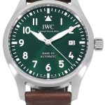 iwc herrklocka iw328205 mark xx grön/läder ø40 mm