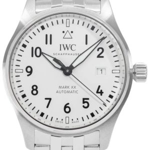 IWC Herrklocka IW328208 Pilots Vit/Stål Ø40 mm