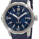 iwc herrklocka iw328801 aquatimer blå/gummi ø42 mm