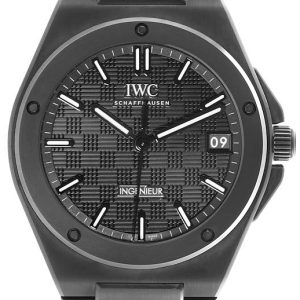 IWC Herrklocka IW338903 Ingenieur Svart/Keramik Ø42 mm