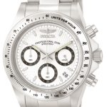 invicta herrklocka 9211 speedway cougar vit/stål ø40 mm