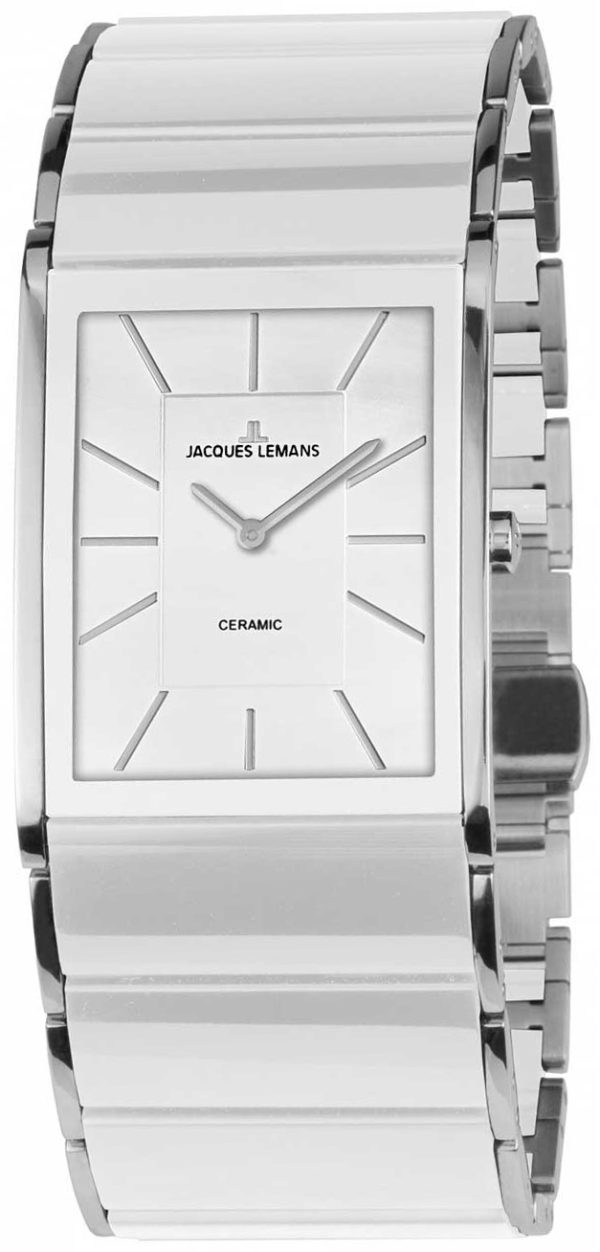 jacques lemans damklocka 1-1940b dublin vit/stål