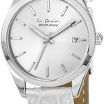 jacques lemans damklocka lp-132b la passion silverfärgad/läder ø34