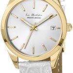 jacques lemans damklocka lp-132d la passion silverfärgad/läder ø34