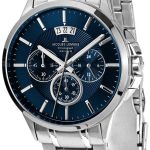 jacques lemans herrklocka 1-1542i sydney blå/stål ø42 mm