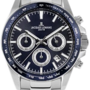 Jacques Lemans Herrklocka 1-1877G Liverpool Blå/Stål Ø41 mm