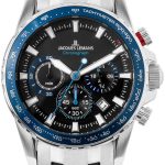 jacques lemans herrklocka 1-2099e liverpool svart/stål ø42 mm