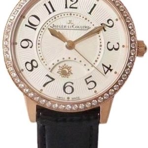 Jaeger LeCoultre Damklocka 3442430 Rendez-Vous Silverfärgad/Läder