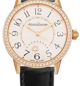 Jaeger LeCoultre Damklocka 3462430 Rendez-Vous Silverfärgad/Läder