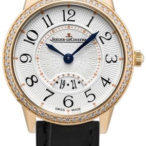 Jaeger LeCoultre Damklocka 3472530 Rendez-Vous Silverfärgad/Läder