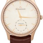 jaeger lecoultre herrklocka 1212501 master ultra thin beige/läder