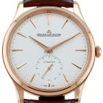 jaeger lecoultre herrklocka 1212510 master ultra thin beige/läder