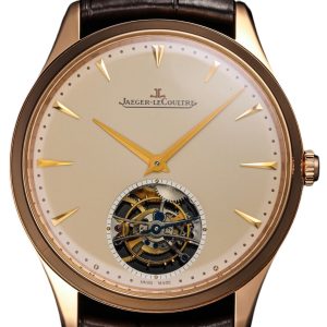 Jaeger LeCoultre Herrklocka 1682410 Master Ultra Thin Beige/Läder