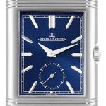 jaeger lecoultre herrklocka 3988482 reverso blå/läder