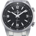 jaeger lecoultre herrklocka 9008170 polaris svart/stål ø41 mm