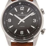 jaeger lecoultre herrklocka 9008471 polaris svart/läder ø41 mm