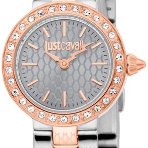 Just Cavalli Damklocka JC1L362M0095 Glam Chic Grå/Roséguldstonat