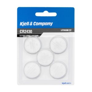 Kjell & Company Litiumbatteri CR2430 5-pack