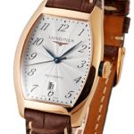 longines damklocka l2.142.8.73.2 evidenza vit/läder 30.6x26 mm