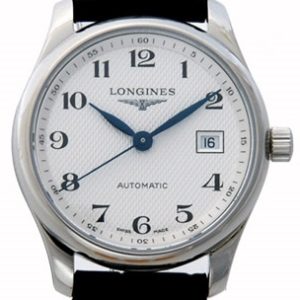 Longines Damklocka L2.257.4.78.3 Master Silverfärgad/Läder Ø29 mm