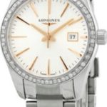 longines damklocka l2.286.0.72.6 conquest classic silverfärgad/stål