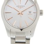longines damklocka l2.286.4.72.6 conquest classic silverfärgad/stål