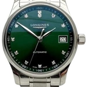 Longines Damklocka L2.357.4.99.6 Master Collection Grön/Stål Ø34 mm