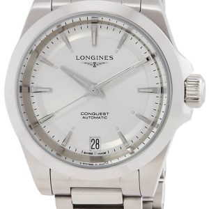 Longines Damklocka L3.430.4.72.6 Conquest Ladies Silverfärgad/Stål