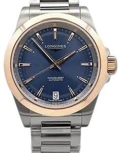 Longines Damklocka L3.430.5.92.6 Conquest Blå/Stål Ø34 mm