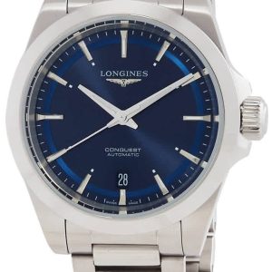 Longines Damklocka L3.720.4.92.6 Conquest Blå/Stål Ø38 mm