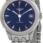 longines damklocka l4.274.4.92.6 flagship blå/stål ø26 mm