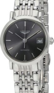 Longines Damklocka L4.309.4.72.6 Elegant Grå/Stål Ø25.5 mm