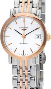 Longines Damklocka L4.309.5.12.7 Elegant Vit/18 karat roséguld