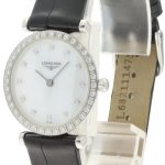 longines damklocka l4.341.0.80.2 la grande classique de vit/läder